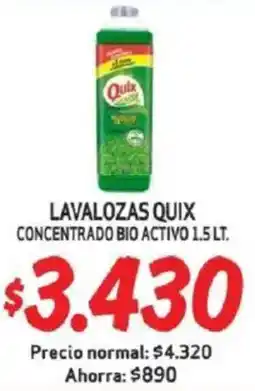 Mayorista 10 Quix lavalozas concentrado bio activo oferta