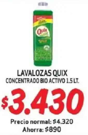 Mayorista 10 Quix lavalozas concentrado bio activo oferta