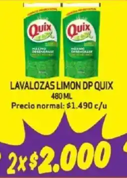 Mayorista 10 Quix lavalozas limon dp oferta
