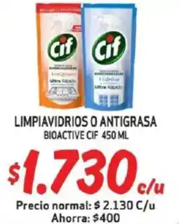 Mayorista 10 Cif limpiavidrios o antigrasa bioactive oferta