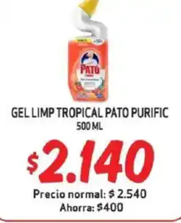 Mayorista 10 Pato gel limp tropical purific oferta