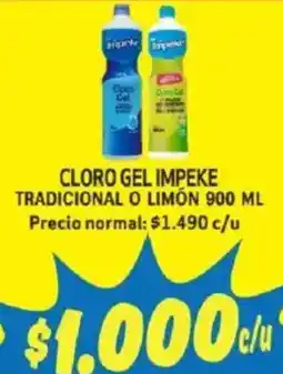 Mayorista 10 Impeke cloro gel tradicional o limón oferta