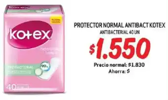 Mayorista 10 Kotex protector normal antibact antibacterial oferta