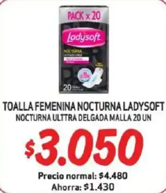 Mayorista 10 Ladysoft toalla femenina nocturna oferta