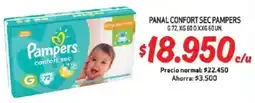 Mayorista 10 Pampers pañal confort sec oferta