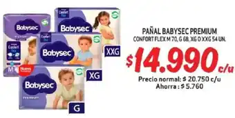 Mayorista 10 Babysec premium pañal oferta