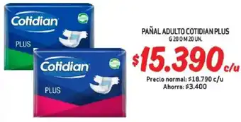 Mayorista 10 Cotidian pañal adulto plus oferta