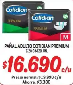 Mayorista 10 Cotidian premium pañal adulto oferta