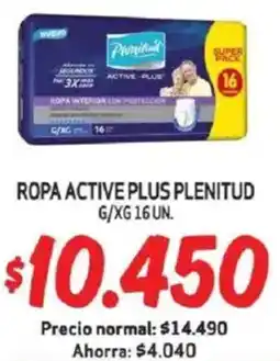 Mayorista 10 Plenitud ropa active plus oferta