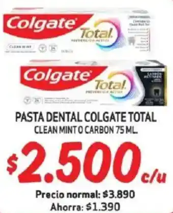 Mayorista 10 Colgate total pasta dental clean mint o carbon oferta