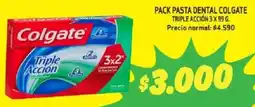Mayorista 10 Colgate triple acción pack pasta dental oferta