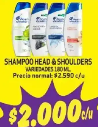 Mayorista 10 Head & Shoulders shampoo oferta