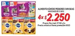 Mayorista 10 Pedigree o Whiskas alimento húmedo variedades oferta