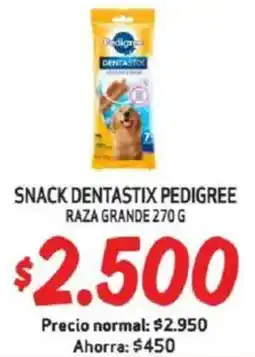 Mayorista 10 Pedigree snack dentastix raza grande oferta