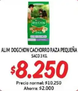 Mayorista 10 Purina dogchow alim cachorro raza pequeña oferta