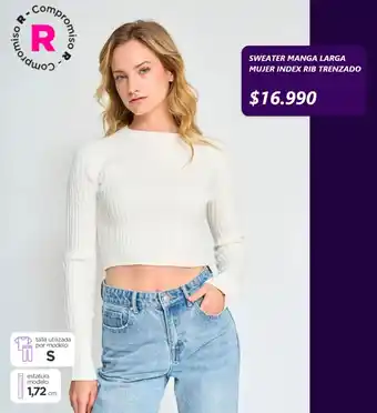 Ripley Sweater manga larga oferta
