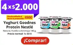 Unimarc Nestlé protein yoghurt goodnes oferta