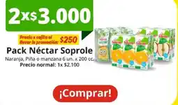 Unimarc Soprole pack néctar oferta