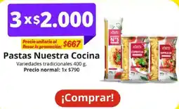 Unimarc Pastas nuestra cocina oferta