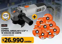 Construmart Combo esmeril angular oferta