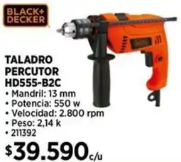 Construmart Black+ decker taladro percutor oferta