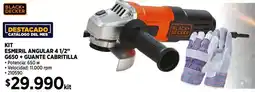 Construmart Black+ decker kit esmeril angular 4 1/2" oferta
