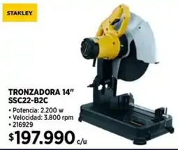 Construmart Stanley tronzadora 14" oferta