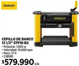 Construmart Stanley cepillo de banco 12 1/2" oferta