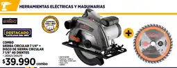 Construmart Erboc combo sierra circular 7 1/4” oferta