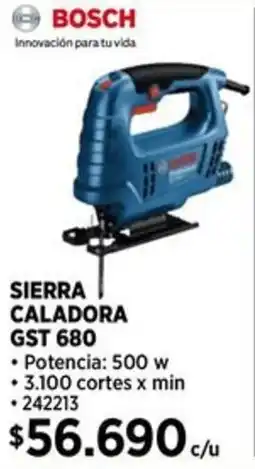 Construmart Bosch sierra caladora GST 680 oferta