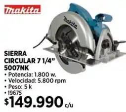Construmart Makita sierra circular 7 1/4" oferta