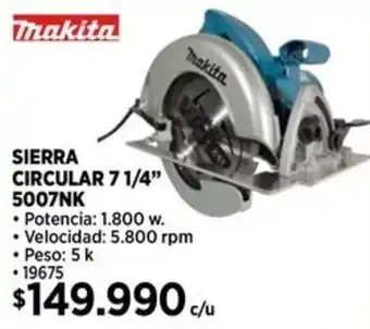 Construmart Makita sierra circular 7 1/4" oferta