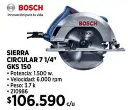 Construmart Bosch sierra circular 7 1/4″ oferta