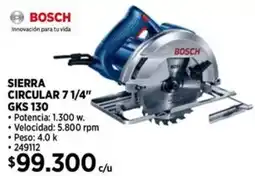Construmart Bosch sierra circular 7 1/4″ oferta