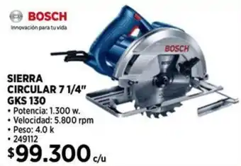 Construmart Bosch sierra circular 7 1/4″ oferta