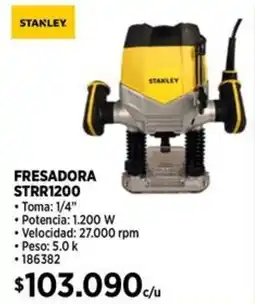 Construmart Stanley fresadora oferta