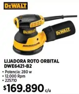 Construmart Dewalt lijadora roto orbital oferta
