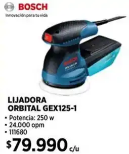 Construmart Bosch lijadora orbital oferta