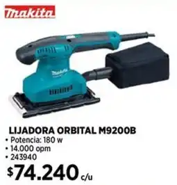 Construmart Makita lijadora orbital oferta