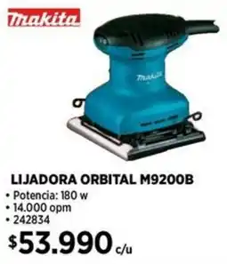 Construmart Makita lijadora orbital oferta