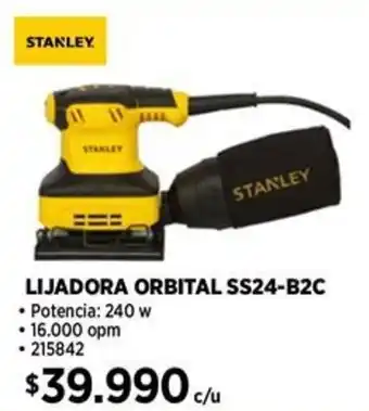 Construmart Stanley lijadora orbital oferta