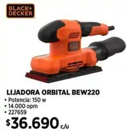 Construmart Black+ decker lijadora orbital oferta