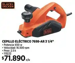 Construmart Black+ decker cepillo eléctrico oferta