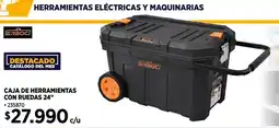 Construmart Erboc caja de herramientas con ruedas 24" oferta