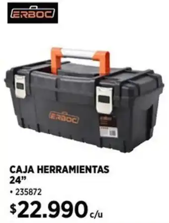 Construmart Erboc caja herramientas 24" oferta