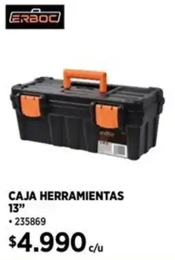 Construmart Erboc caja herramientas 13" oferta