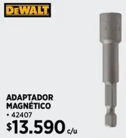 Construmart Dewalt adaptador magnético oferta