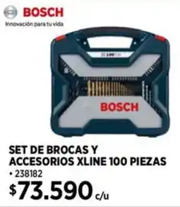 Construmart Bosch set de brocas y accesorios xline oferta