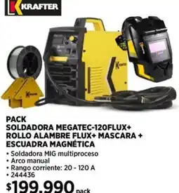 Construmart Krafter soldadora megatec oferta