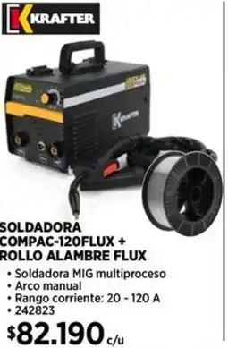 Construmart Krafter soldadora compac oferta